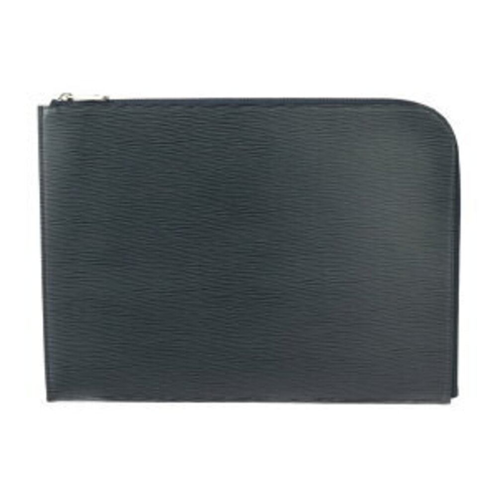 Louis Vuitton Pochette Jour Epi Blue Marine Blue Silver L Zip Clutch
